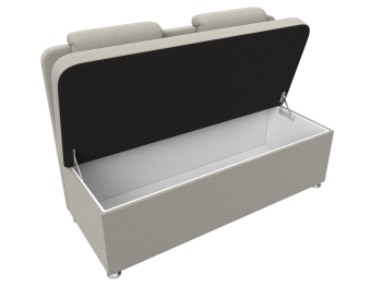 Диван кухонный прямой Маккон 2-х местный, рогожка Амур