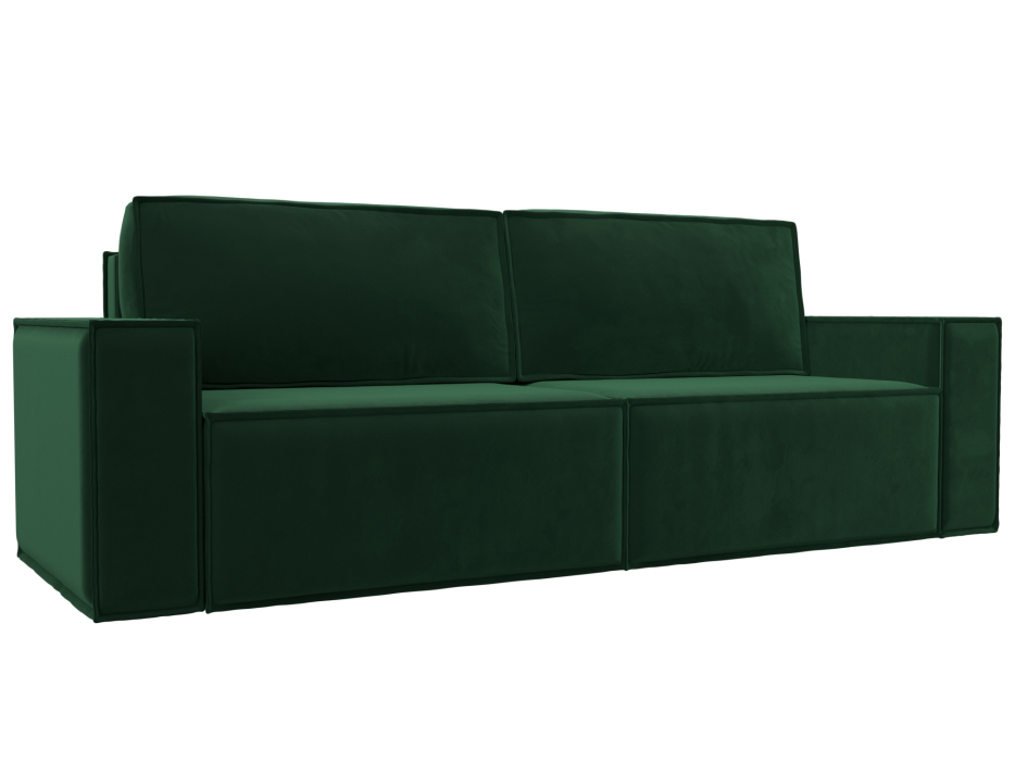 Диваны еврокнижки, Диван прямой Куба Лайт, велюр SEVEN