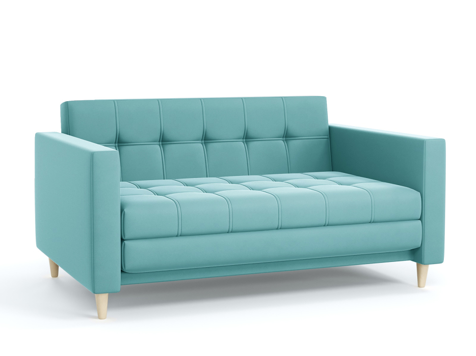 Диваны еврокнижки, Диван-кровать еврокнижка Квадро, велюр