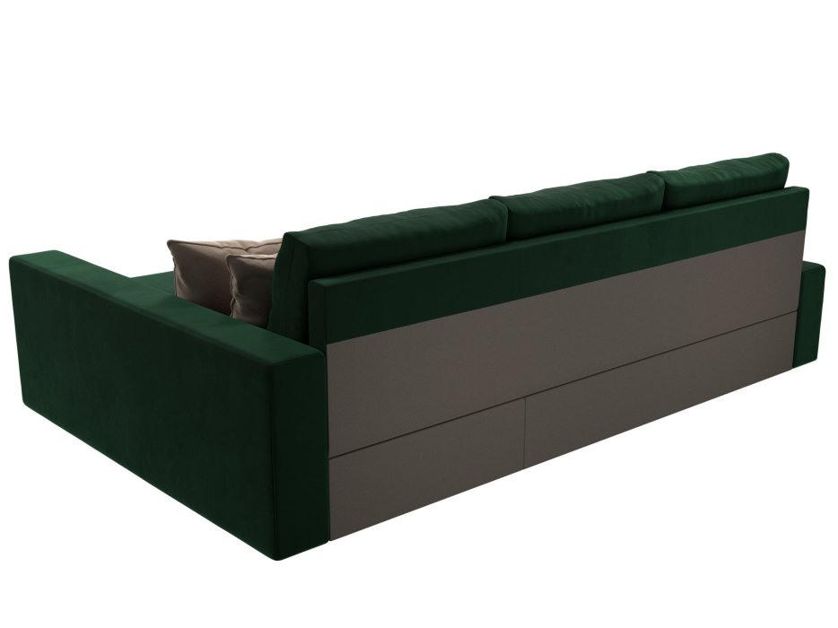 Диваны угловые в гостиную, Угловой диван Версаль, велюр, правый угол