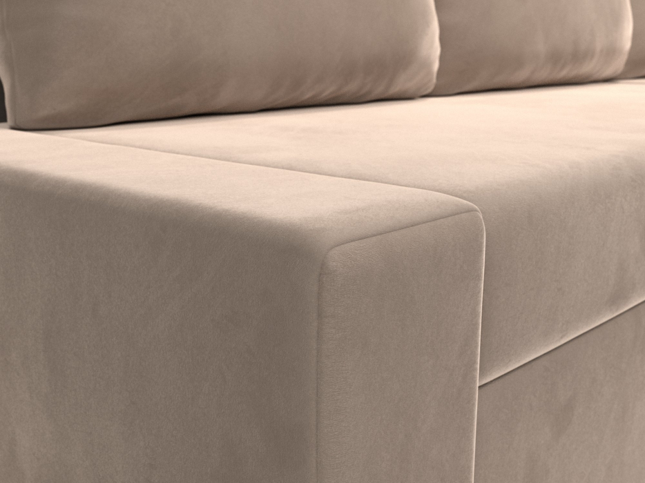 Диваны угловые в гостиную, Угловой диван Версаль, велюр, правый угол