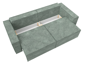 Диван прямой Куба, велюр BRUT