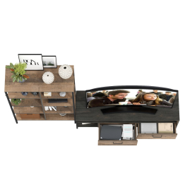 TV-тумба со стеллажом Трувор 13.151.02