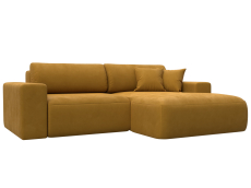 Диваны угловые в гостиную, Диван угловой Лига-036 НПБ Классик правый угол, велюр BRUT 