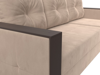 Угловой диван Валенсия Лайт правый угол, велюр