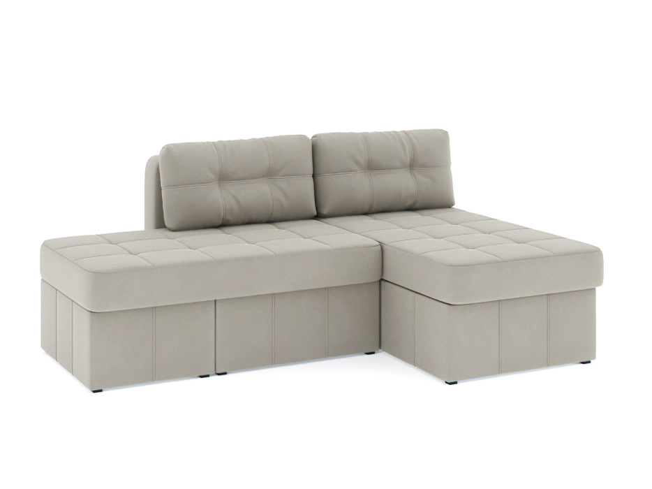 Диваны угловые в гостиную, Диван-кровать угловой Оливер Люкс еврокнижка-трансформер, велюр