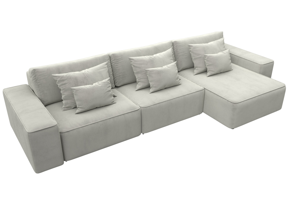 Диваны угловые в гостиную, Диван угловой Лига-074 угол универсальный, велюр TOWER