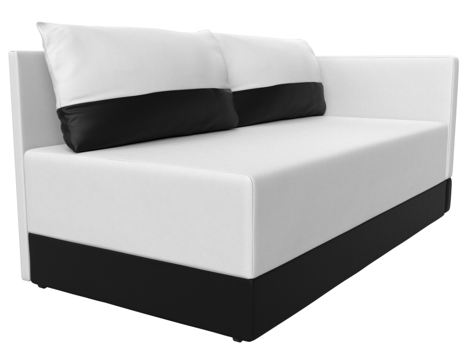 Кушетка диван, Кушетка Никас правая, экокожа