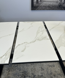 Стол Kenner AZ1400 раздвижной, керамика , опоры черные