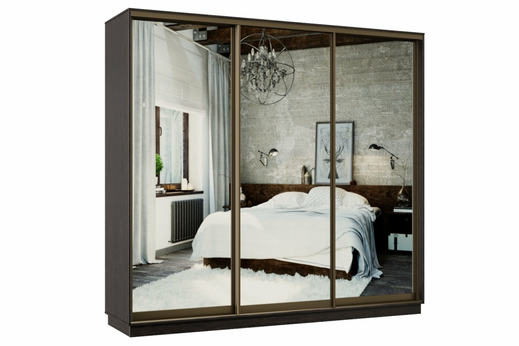 Шкафы-купе, Шкаф-купе Премьер 60 венге