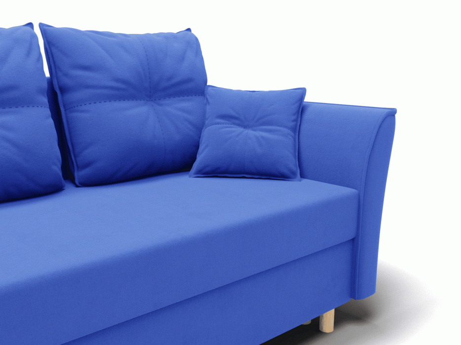 Диваны еврокнижки, Прямой диван Пандора,еврокнижка,велюр