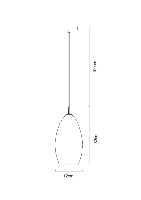 Светильник подвесной, Подвесной светильник BICCHIERE