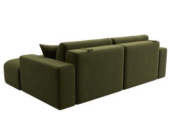 Диван угловой Лига-036 Классик правый угол, микровельвет