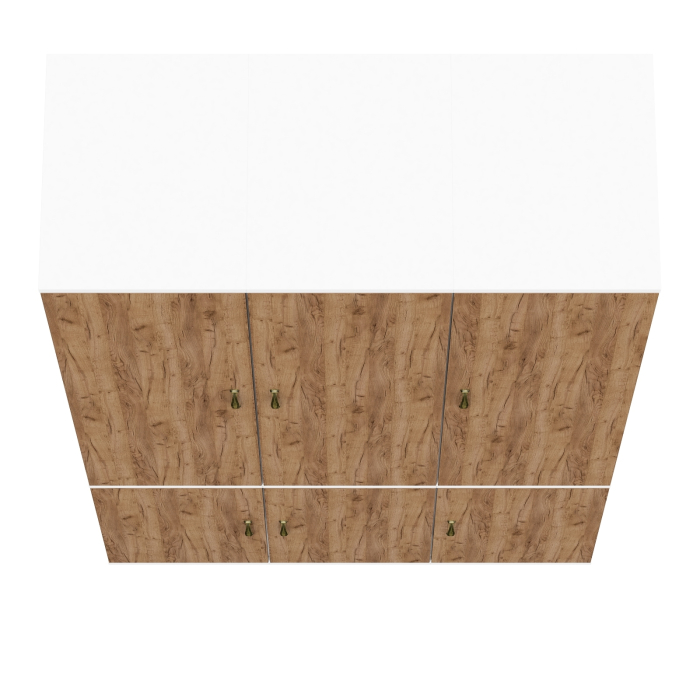 Для одежды, Набор мебели из 3-х пеналов для белья и одежды Лидер-8 23Б