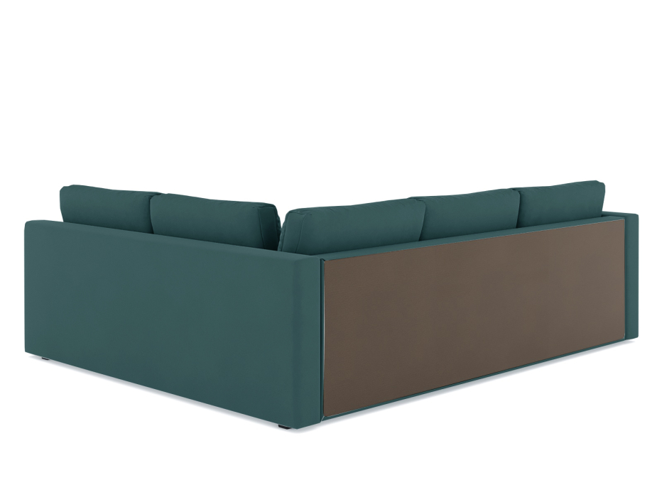 Диваны угловые в гостиную, Диван-кровать угловой Мансберг дельфин, велюр