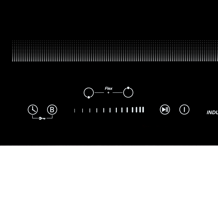 Встраиваемые варочные панели, Индукционная варочная поверхность  ETERNO 60 BL (независимая)