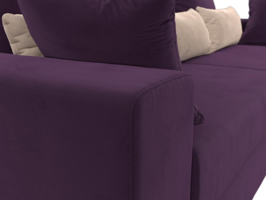 Диваны выкатные, Диван прямой Майами, велюр