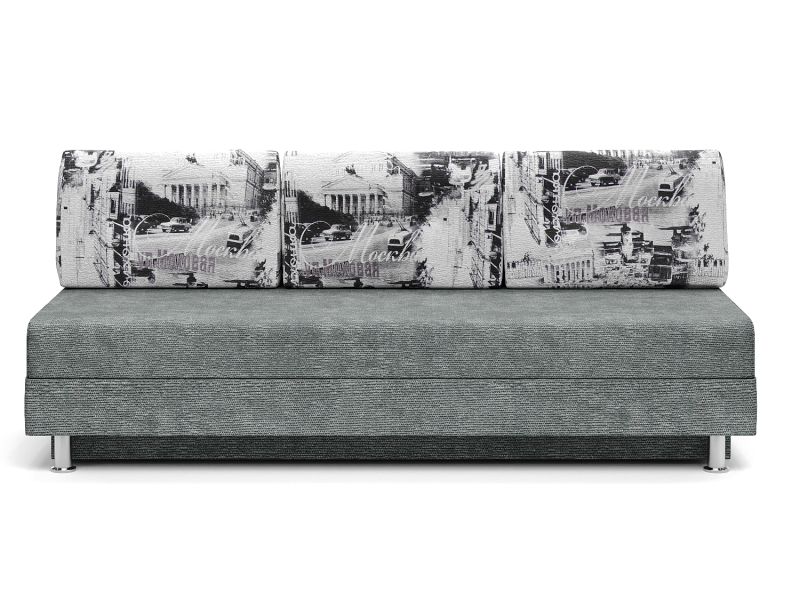 Диваны прямые, Диван-кровать Прайм,еврокнижка,велюр