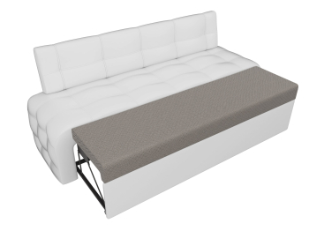 Кухонный прямой диван Люксор, экокожа