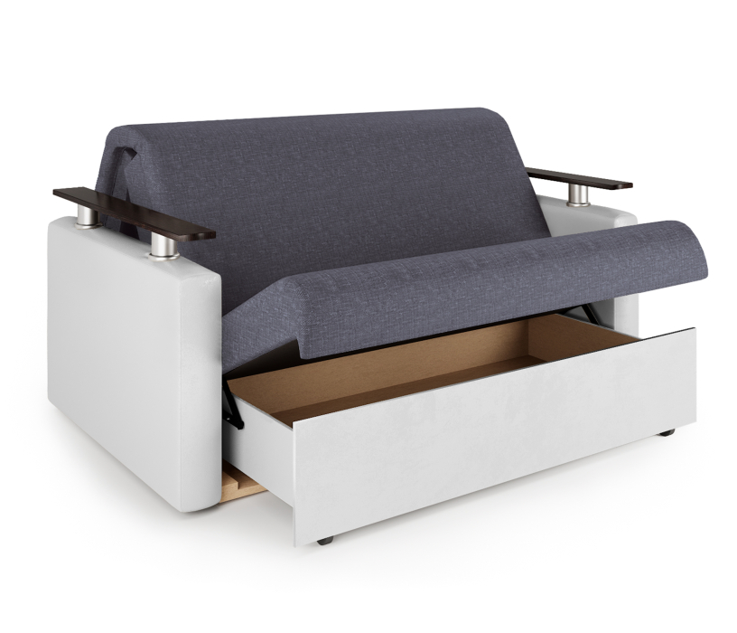 Диваны, Диван-кровать Шарм 140, рогожка/экокожа