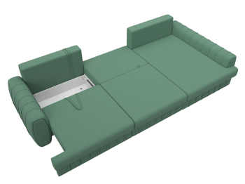 Диван угловой Лига-057 НПБ Лонг угол правый, рогожка Амур