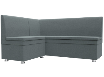 Диван кухонный угловой Уют левый угол, рогожка Амур