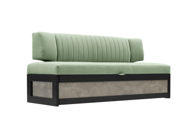 Прямой кухонный диван Парус 181 Ателье светлое