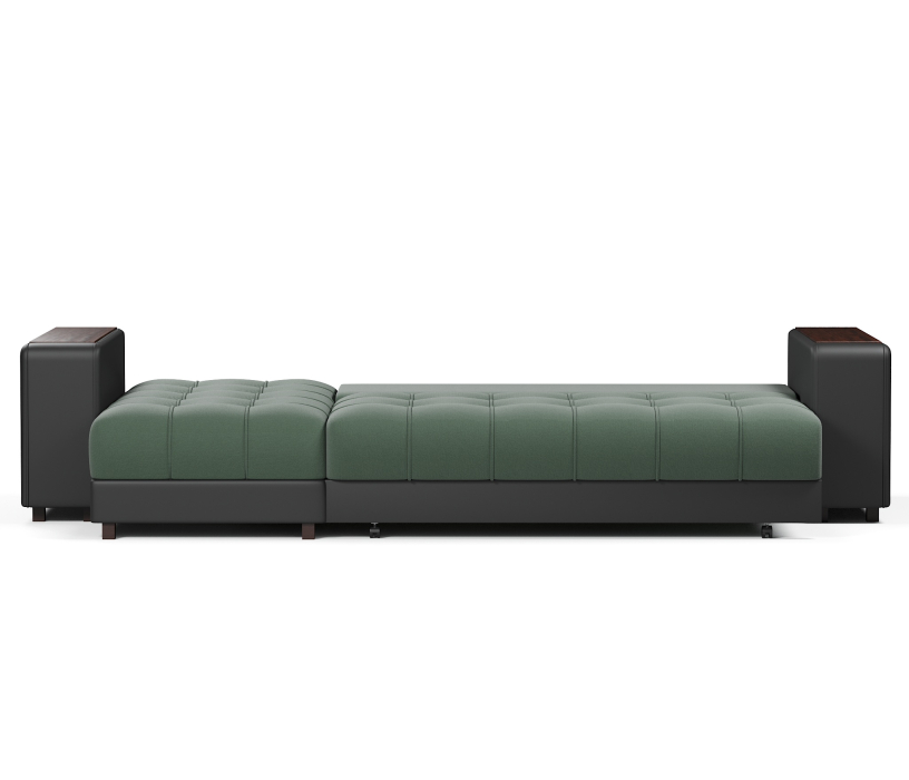 Диваны угловые в гостиную, Диван-кровать угловой  Дубай еврокнижка,велюр+экокожа