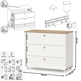 Детский комод Эйп 13.322