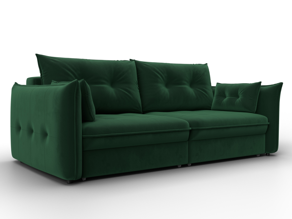 Диваны еврокнижки, Диван прямой Лига-100 НПБ, велюр SEVEN