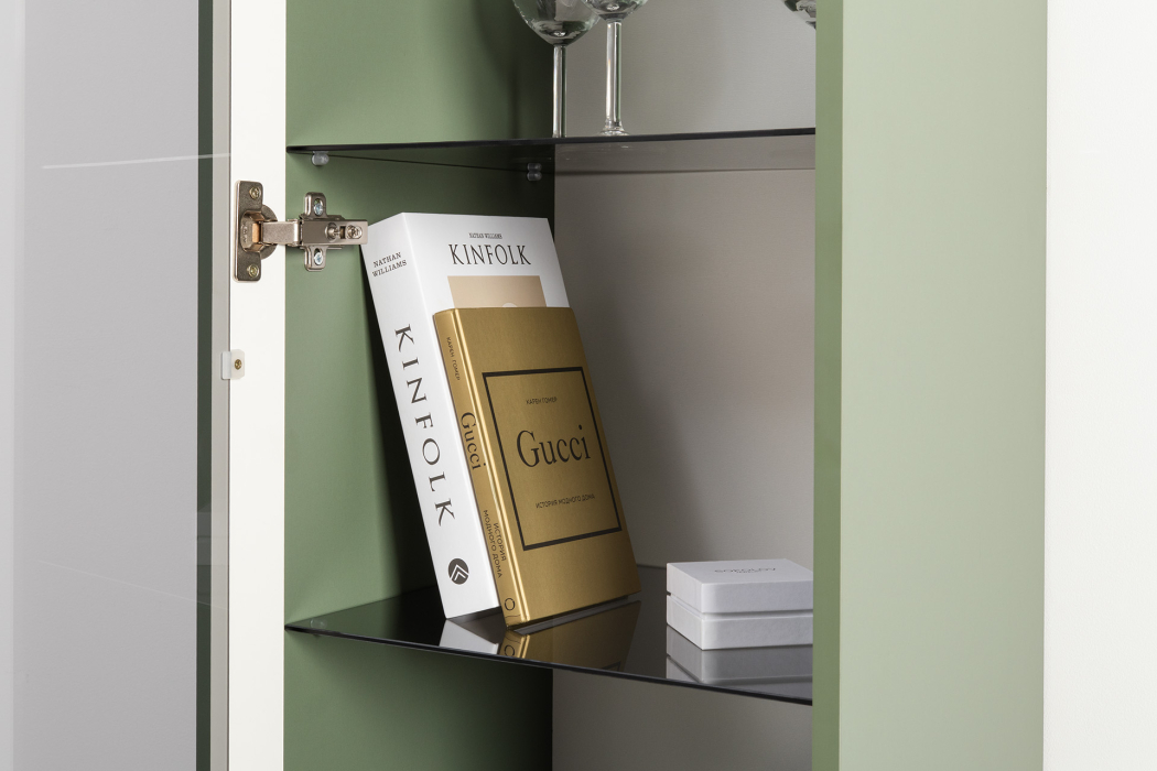 Стеклянные, Шкаф витрина Марион 16.397.01