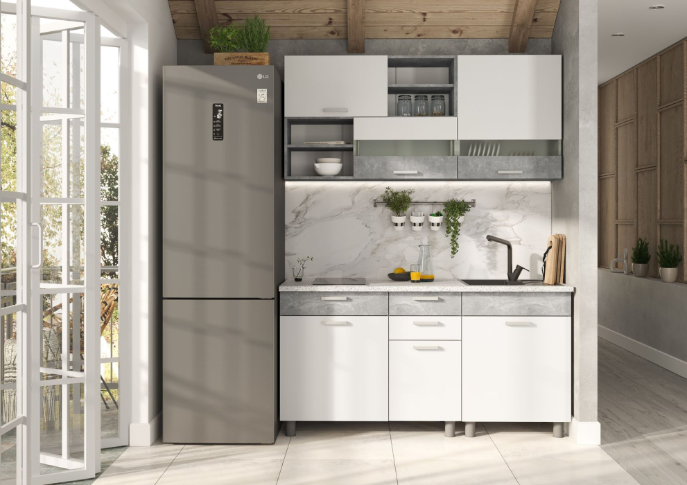 Кухонные гарнитуры, Кухня Денвер ЛДСП 1.6