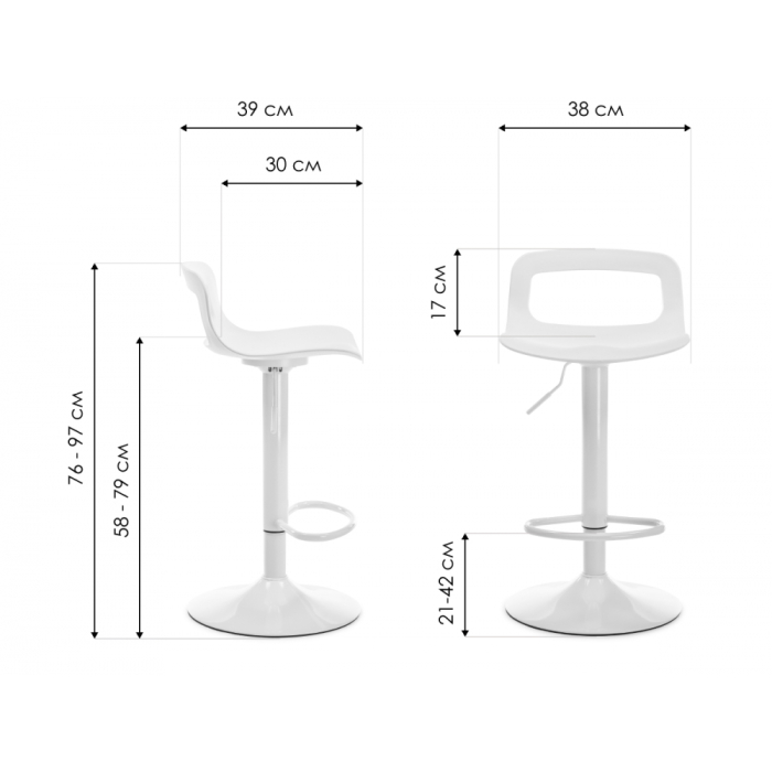 Стулья, Барный стул Volt