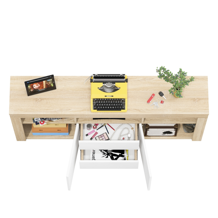 ТВ-тумбы, ТВ-тумба Сура 1604 с двумя ящиками и дверками