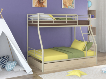 Кровать двухъярусная «Гранада 2Я» (Слоновая кость)