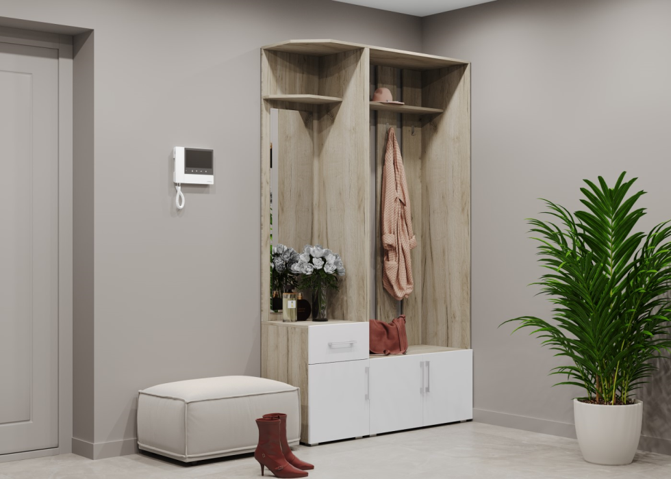 Напольные, Модульная система Карина модерн К73 Вешалка