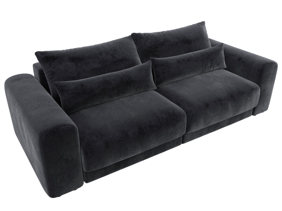 Диваны еврокнижки, Диван прямой Лига-056 НПБ, велюр TOWER