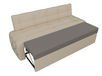 Кухонный прямой диван Люксор, экокожа