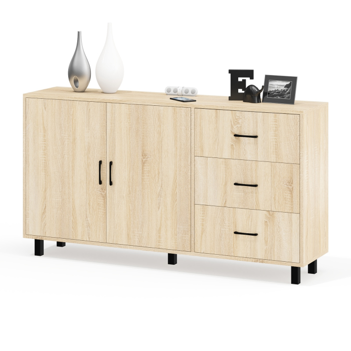 Комоды, Широкий тумба-комод с ящиками и дверками РВК 123-1604