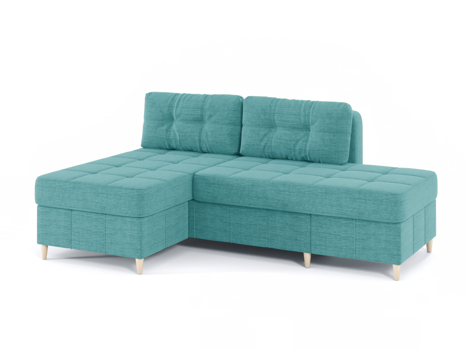 Диваны угловые в гостиную, Диван-кровать угловой Оливер Люкс 2 еврокнижка-трансформер, рогожка