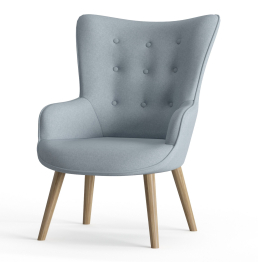 Кресло дизайнерское Шелли, рогожка