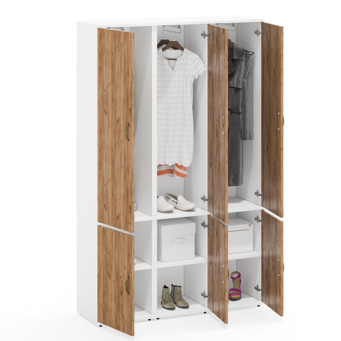 Для одежды, Три узких пенала для белья и верхней одежды Лидер-8 МД 21Б