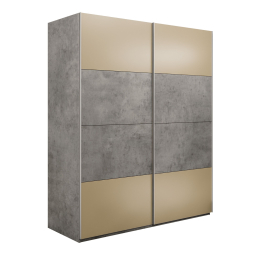 Шкаф-купе Эста 2-х дверный ДСП/Стекла фисташка/Доводчик 180х66х240