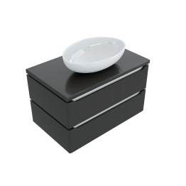 Тумба д/ванной ВИКТОРИЯ-80 под умывальник Джой-46/ум.Триумф-56/Ringo-53 (ПВХ)