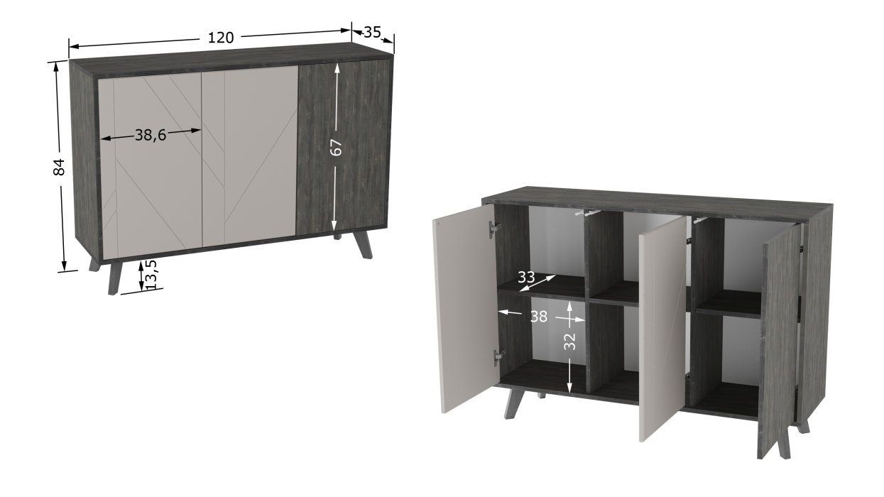 Комоды, Шкаф Хагги М