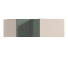 , Регина РПГУ-90 Полка угловая Песочный/Белла Камыш