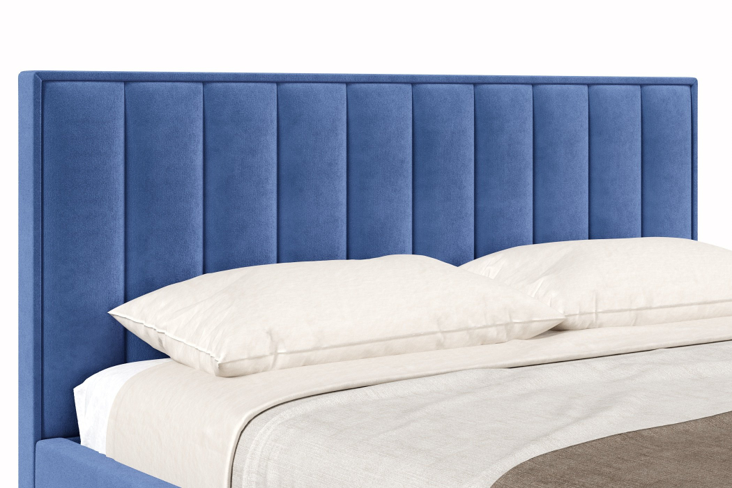 Мягкая кровать, Кровать Анкона 1800, велюр