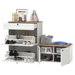 Тумба для обуви с тумбой две дверки Остин