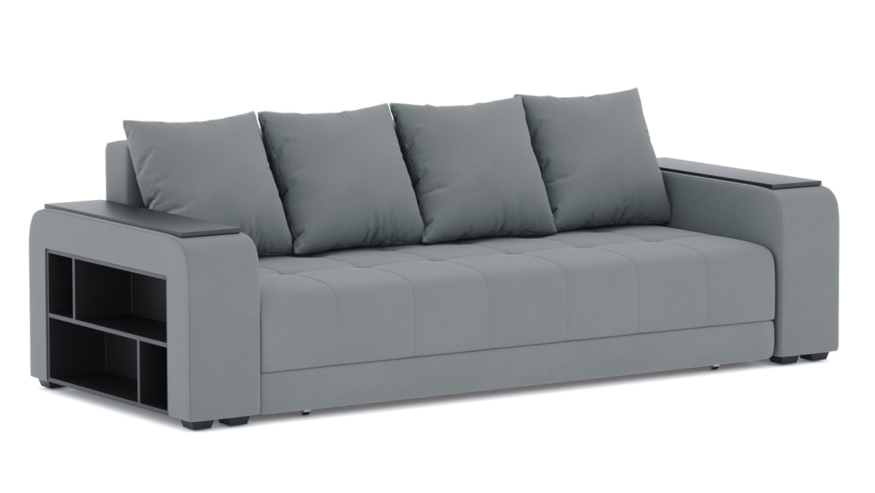 Диваны еврокнижки, Диван-кровать Дубай Лайт еврокнижка, велюр