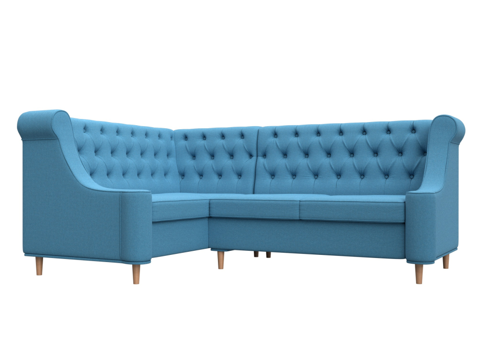 Диваны угловые кухонные, Диван кухонный угловой Бронкс левый угол, рогожка Амур